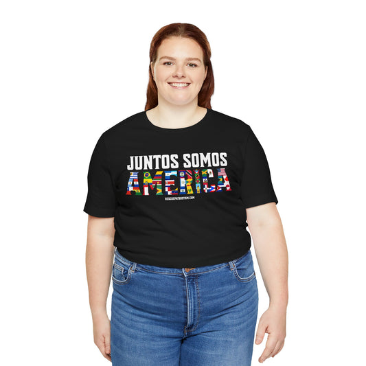 "Juntos Somos America" Unisex Jersey Short Sleeve Tee