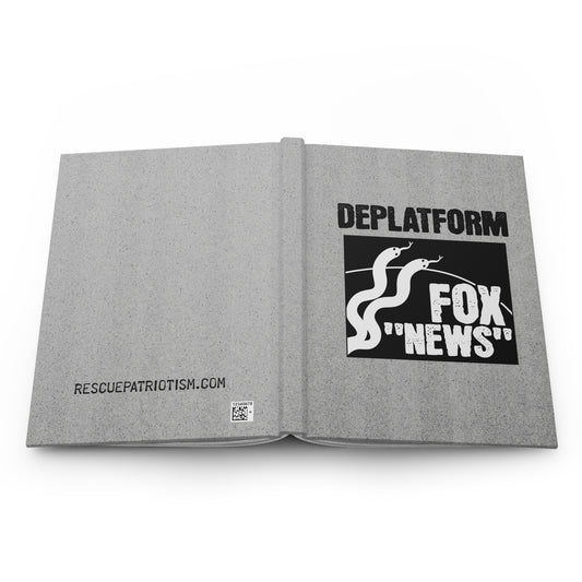 "Deplatform Fox 'News'" 5.75"x8" Hardcover Matte Journal