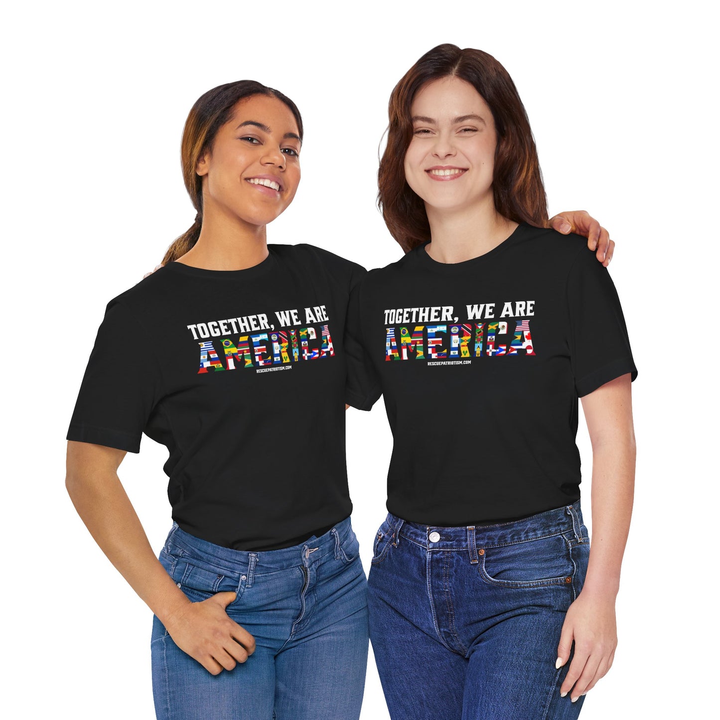 "Together, We Are America" Unisex Jersey Short Sleeve Tee