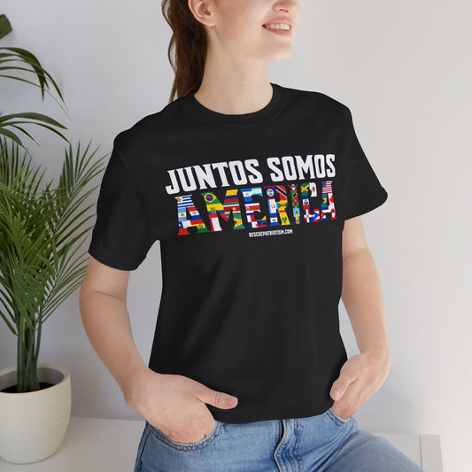 "Juntos Somos America" Unisex Jersey Short Sleeve Tee