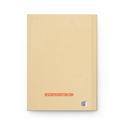 "Refrain Don't Train Advance The Human Brain" 5.75"x8" Hardcover Matte Journal