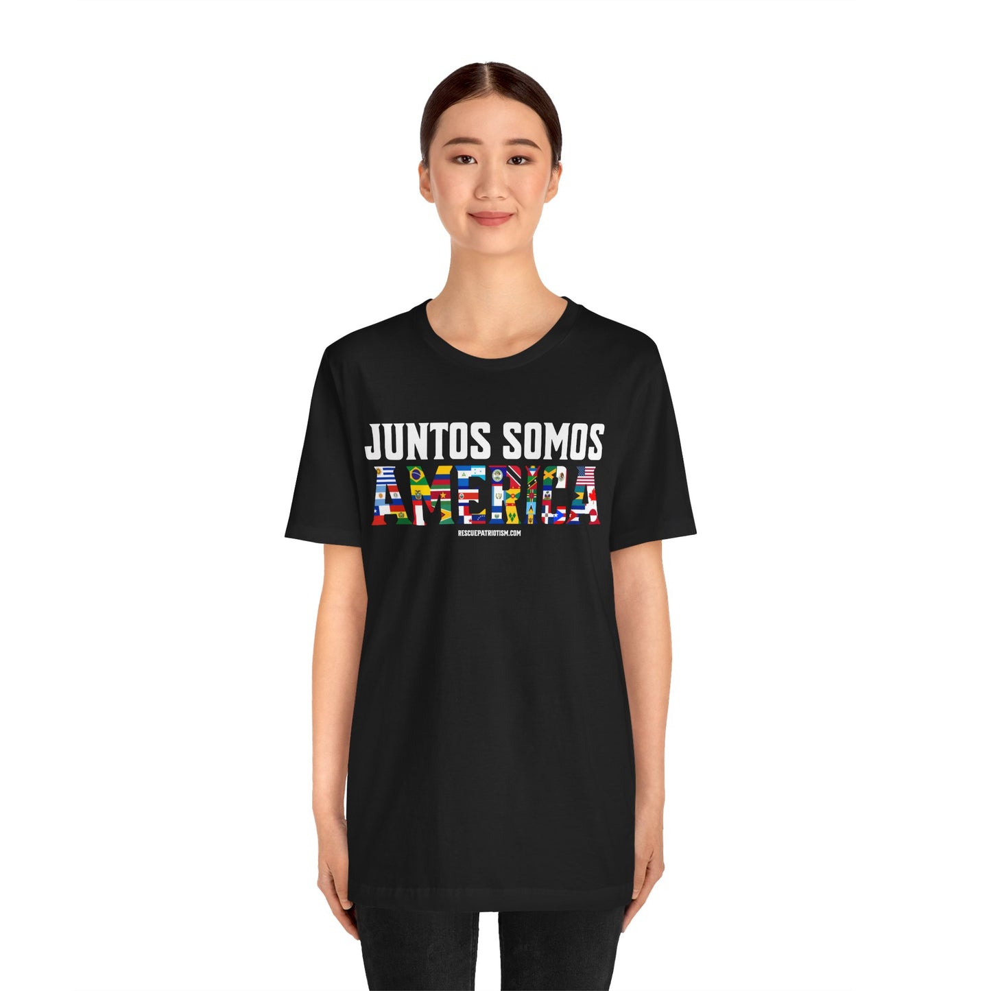 "Juntos Somos America" Unisex Jersey Short Sleeve Tee