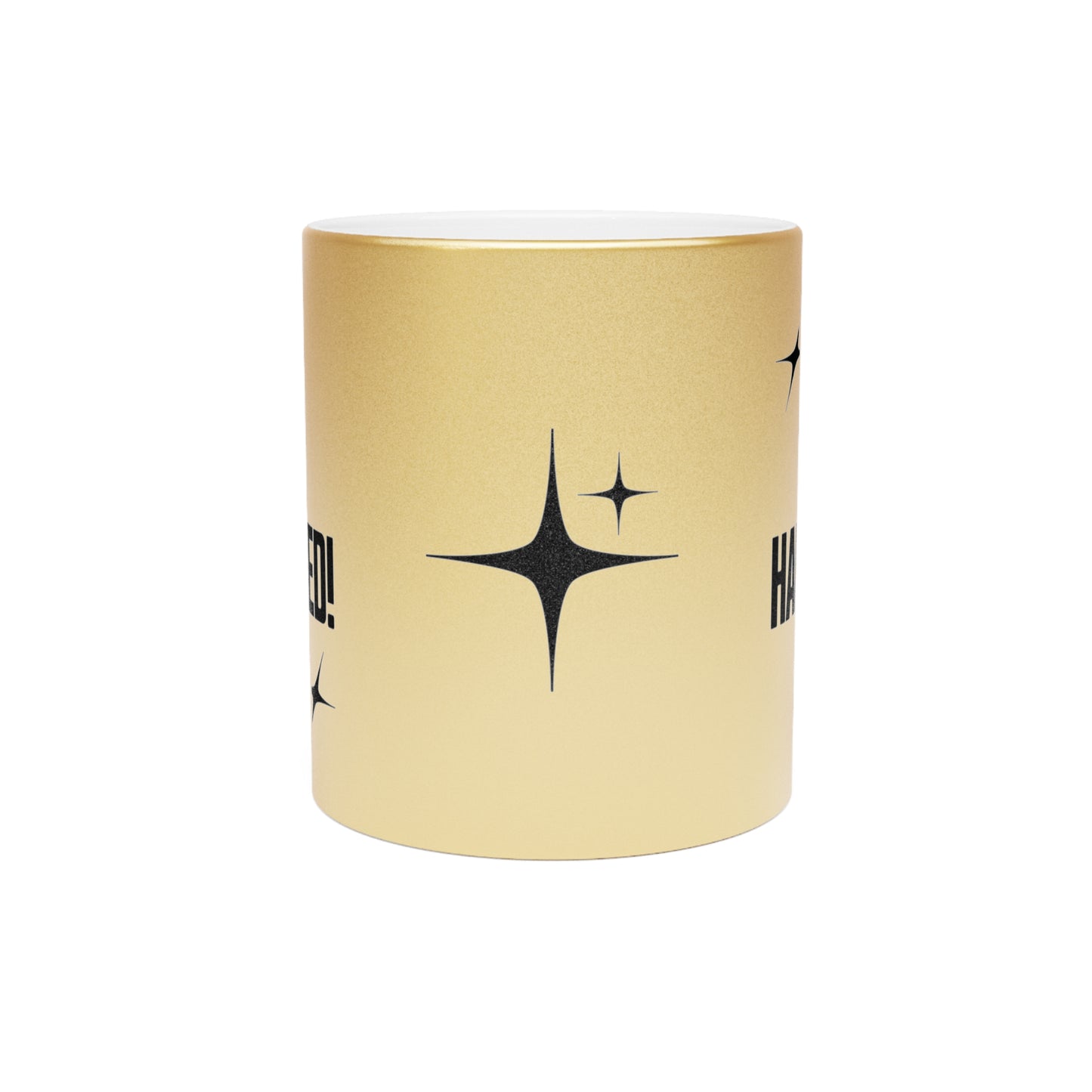 "It Happened!" Gold Metallic Mug, 11 oz