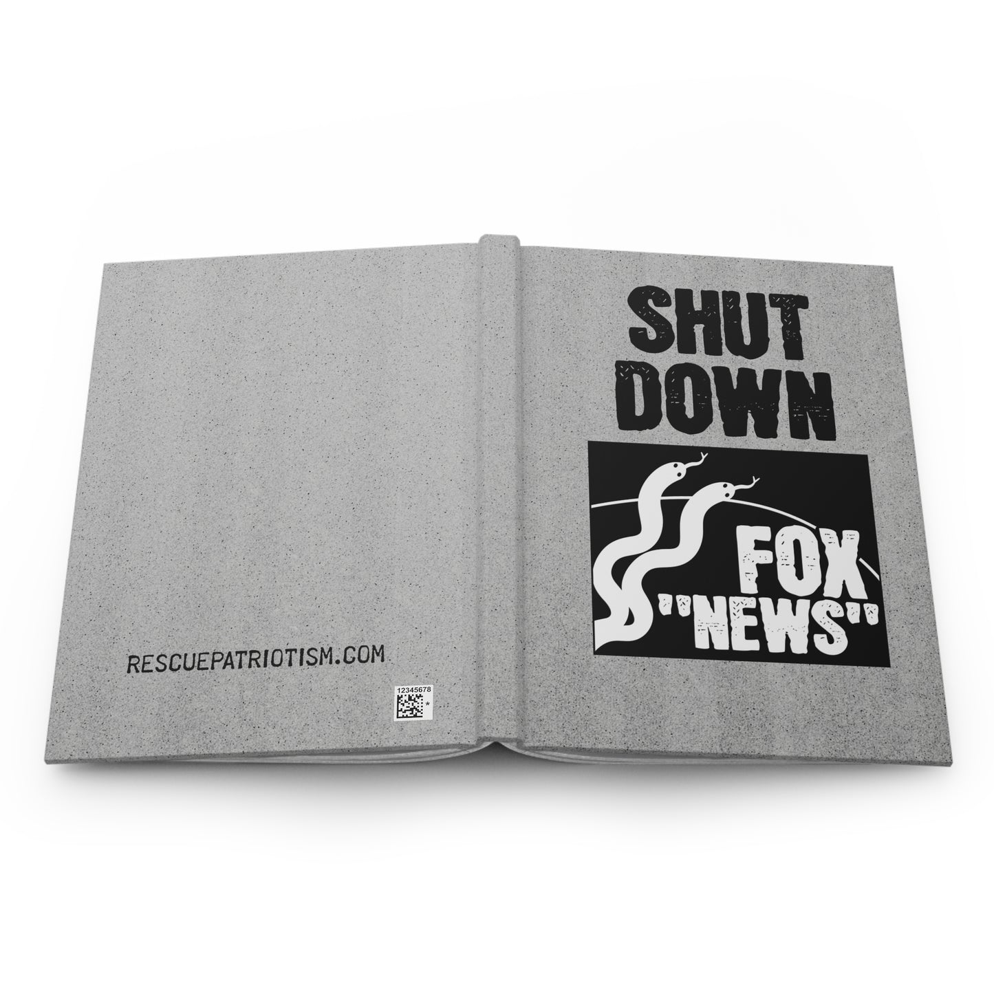 "Shut Down Fox 'News'" 5.75"x8" Hardcover Matte Journal