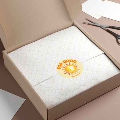 "For Good." 3" or 5" Round Vinyl Stickers