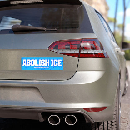 "ABOLISH ICE" 10"x3" Bumper Magnet