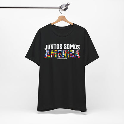 "Juntos Somos America" Unisex Jersey Short Sleeve Tee