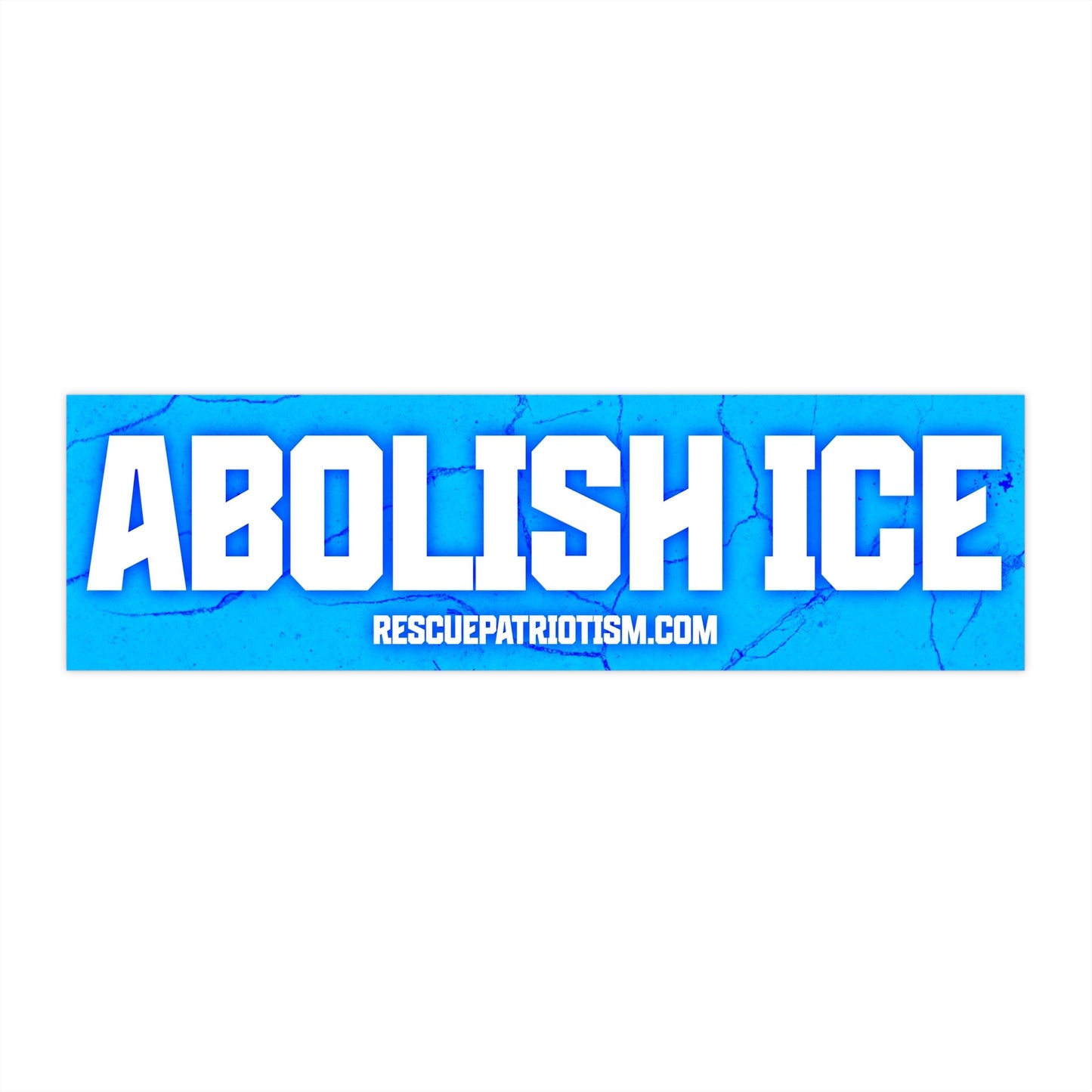 "ABOLISH ICE" 11"x3" Bumper Sticker
