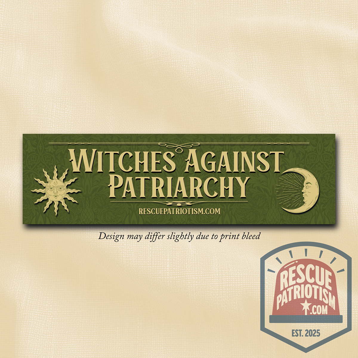 "Witches Against Patriarchy" 11"x3" Bumper Sticker