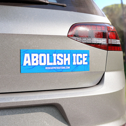 "ABOLISH ICE" 10"x3" Bumper Magnet