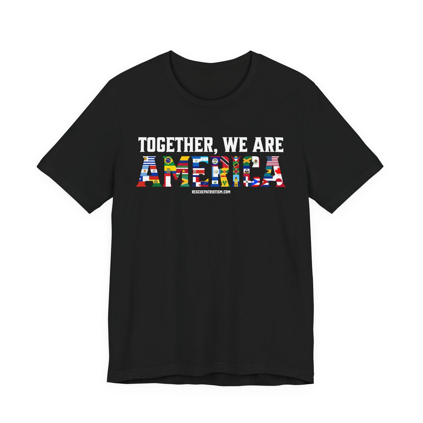 "Together, We Are America" Unisex Jersey Short Sleeve Tee