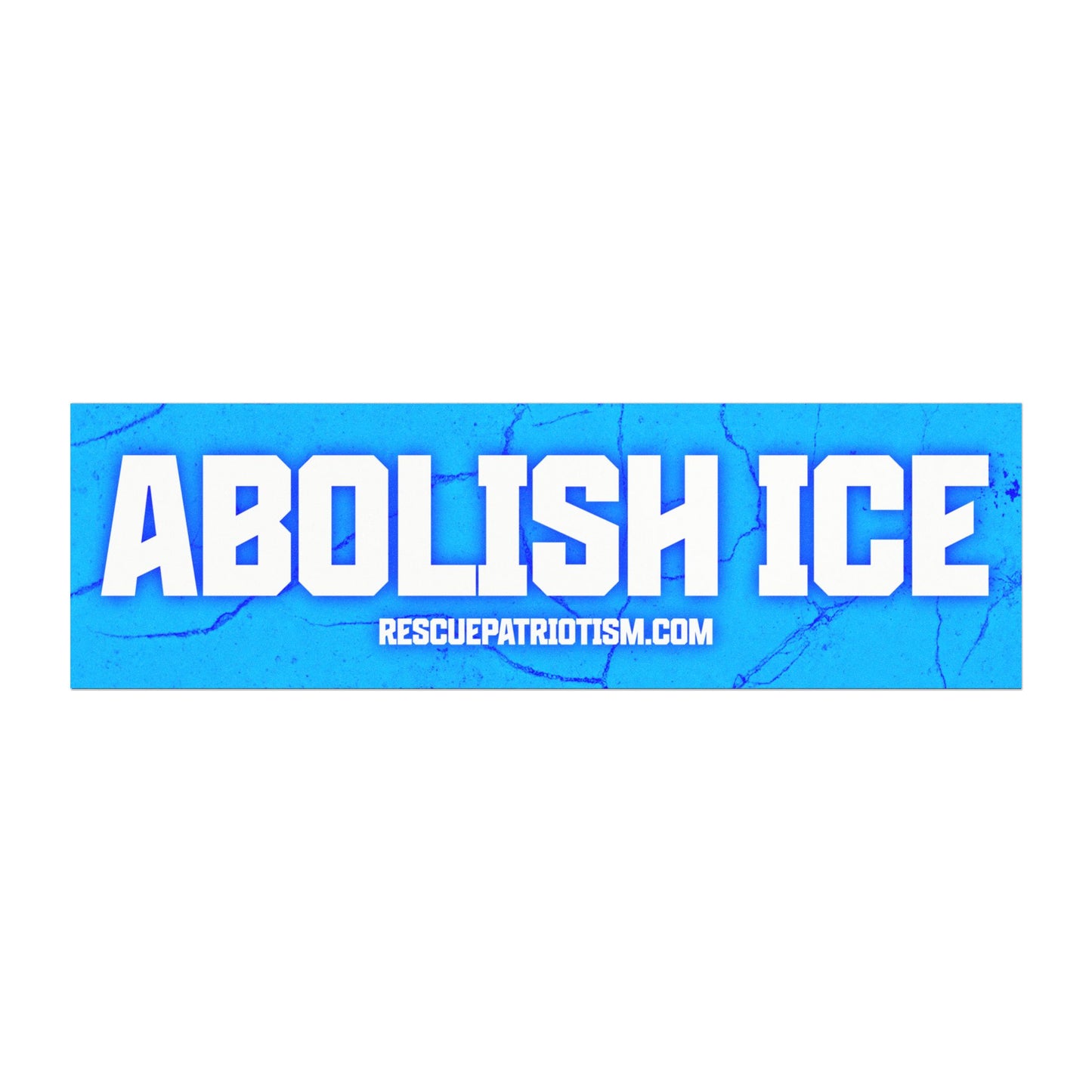 "ABOLISH ICE" 10"x3" Bumper Magnet