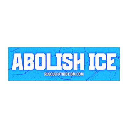 "ABOLISH ICE" 10"x3" Bumper Magnet
