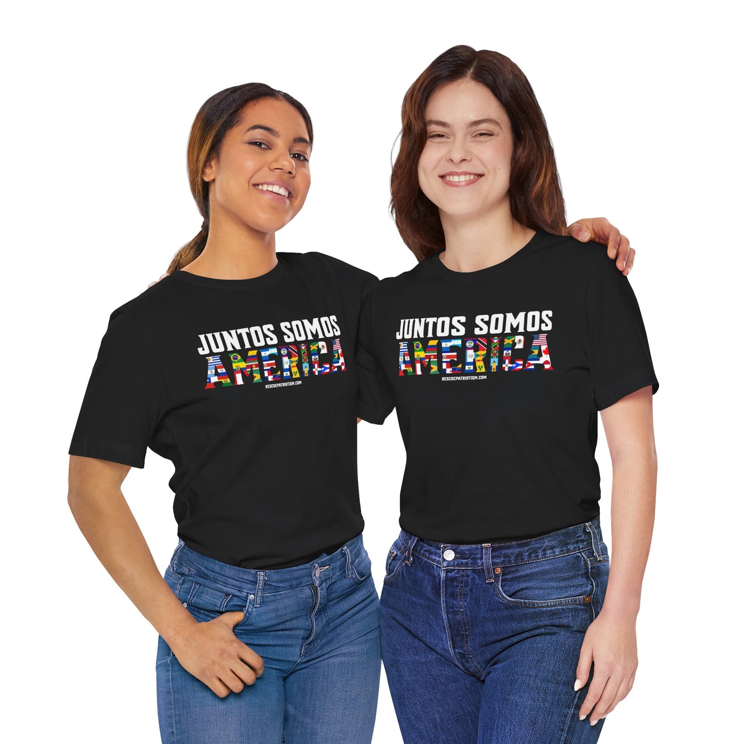 "Juntos Somos America" Unisex Jersey Short Sleeve Tee