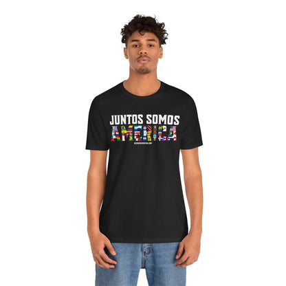 "Juntos Somos America" Unisex Jersey Short Sleeve Tee