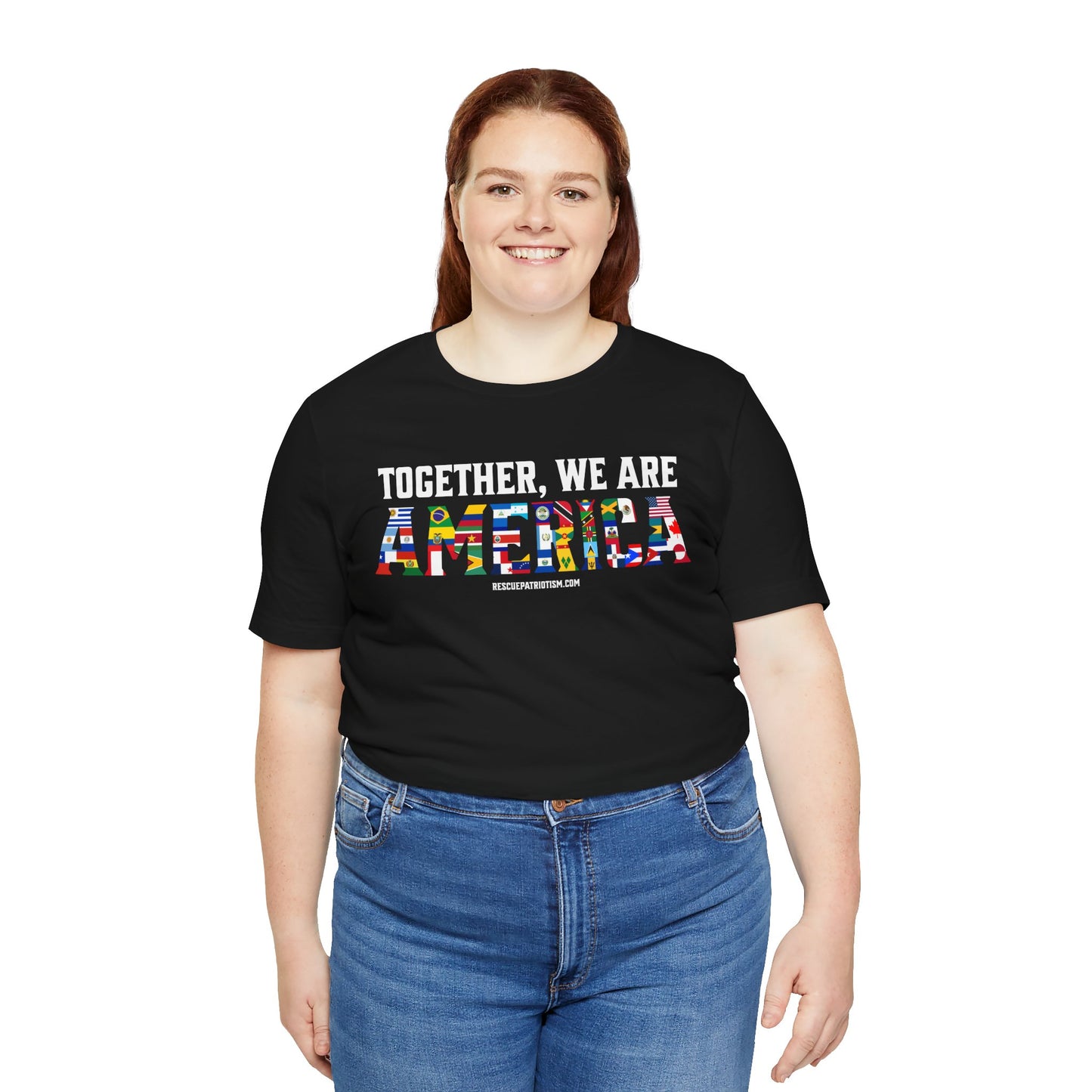 "Together, We Are America" Unisex Jersey Short Sleeve Tee